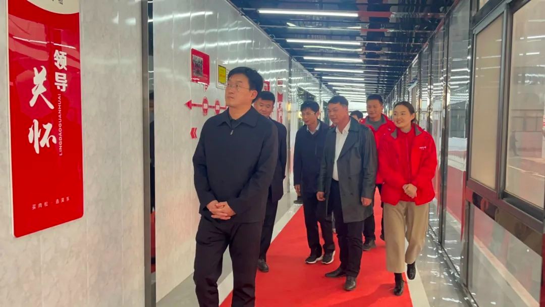 疏勒縣委常委 副縣長 徐文輝等一行蒞臨昊東食品參觀考察